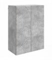 vidaXL Wall-Mounted Cabinet Concrete Grey 66 x 34.5 x 90 cm — V0672203127