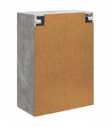 vidaXL Wall-Mounted Cabinet Concrete Grey 66 x 34.5 x 90 cm — V0672203127