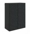 vidaXL Wall-Mounted Cabinet Black 66 x 34.5 x 90 cm Engineered Wood — V0672203129