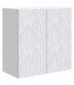vidaXL Wall-Mounted Cabinet White 59 x 31 x 60 cm Engineered Wood — V0672203133