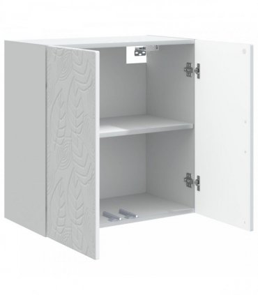 vidaXL Wall-Mounted Cabinet White 59 x 31 x 60 cm Engineered Wood — V0672203133