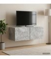 vidaXL Wall-Mounted TV Cabinet 59.5 x 41 x 30 cm Concrete Grey — Size: 59.5 x 41 cm — V0672203136