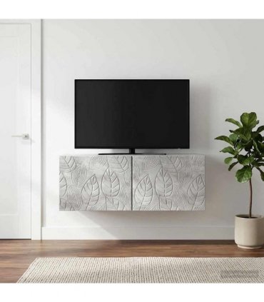 vidaXL Wall-Mounted TV Cabinet 59.5 x 31 cm Concrete Grey