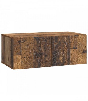 vidaXL Wall-Mounted TV Cabinet 59.5 x 31 cm Old Wood Engineered Wood