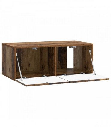 vidaXL Wall-Mounted TV Cabinet 59.5 x 31 cm Old Wood Engineered Wood