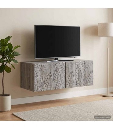 vidaXL Wall-Mounted TV Cabinet 78.5 x 31 cm Grey Sonoma