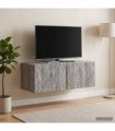 vidaXL Wall-Mounted TV Cabinet 78.5 x 31 cm Grey Sonoma