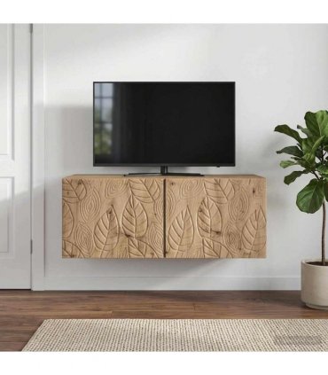 vidaXL Wall-Mounted TV Cabinet 59.5 x 31 cm Artisan Oak