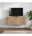 vidaXL Wall-Mounted TV Cabinet 59.5 x 31 cm Artisan Oak