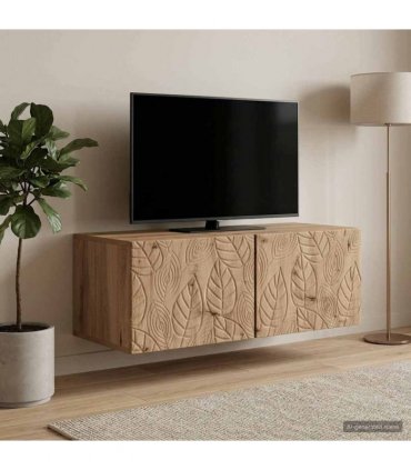 vidaXL Wall-Mounted TV Cabinet 59.5 x 31 cm Artisan Oak