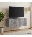 vidaXL Wall-Mounted TV Cabinet 59.5 x 31 cm Grey Sonoma
