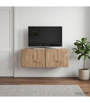 vidaXL Wall-Mounted TV Cabinet 78.5 x 41 x 30 cm Artisan Oak — Size: 78.5 x 41 cm — V0672203151