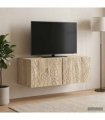 vidaXL Wall-Mounted TV Cabinet 78.5 x 31 cm Sonoma Oak Engineered Wood