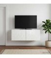vidaXL Wall-Mounted TV Cabinet 59.5 x 41 x 30 cm High Gloss White — Size: 59.5 x 41 cm — V0672203156