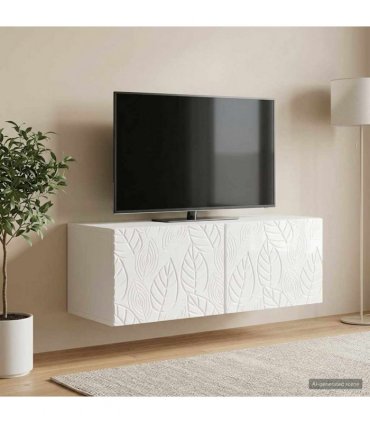 vidaXL Wall-Mounted TV Cabinet 78.5 x 31 cm High Gloss White