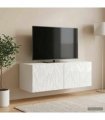 vidaXL Wall-Mounted TV Cabinet 78.5 x 31 cm High Gloss White