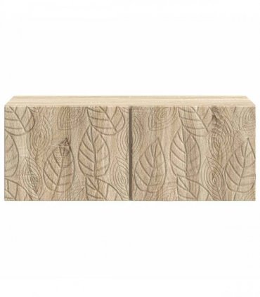 vidaXL Wall-Mounted TV Cabinet 59.5 x 41 x 30 cm Sonoma Oak — Size: 59.5 x 41 cm — V0672203160