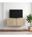 vidaXL Wall-Mounted TV Cabinet 78.5 x 41 x 30 cm Sonoma Oak — Size: 78.5 x 41 cm — V0672203163