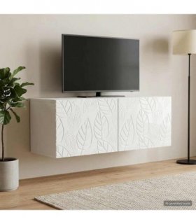 vidaXL Wall-Mounted TV Cabinet 98 x 31 cm High Gloss White