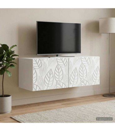 vidaXL Wall-Mounted TV Cabinet 78.5 x 41 x 30 cm White Engineered Wood — Size: 78.5 x 41 cm