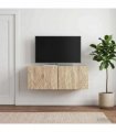vidaXL Wall-Mounted TV Cabinet 98 x 31 cm Sonoma Oak Engineered Wood