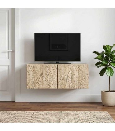 vidaXL Wall-Mounted TV Cabinet 59.5 x 31 cm Sonoma Oak Engineered Wood