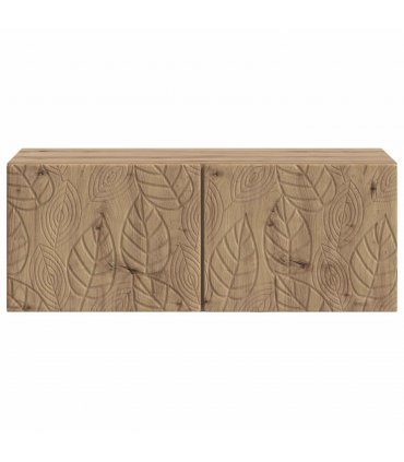 vidaXL Wall-Mounted TV Cabinet 59.5 x 41 x 30 cm Artisan Oak — Size: 59.5 x 41 cm — V0672203175