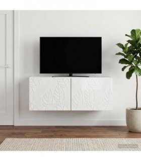 vidaXL Wall-Mounted TV Cabinet 59.5 x 31 cm High Gloss White