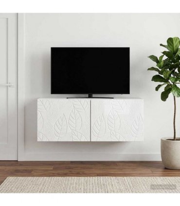 vidaXL Wall-Mounted TV Cabinet 59.5 x 31 cm High Gloss White