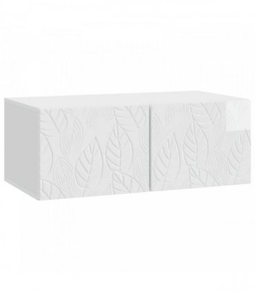 vidaXL Wall-Mounted TV Cabinet 59.5 x 31 cm High Gloss White