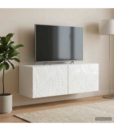 vidaXL Wall-Mounted TV Cabinet 59.5 x 31 cm High Gloss White