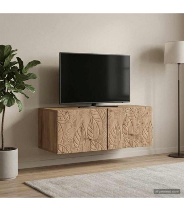 vidaXL Wall-Mounted TV Cabinet 78.5 x 31 cm Artisan Oak
