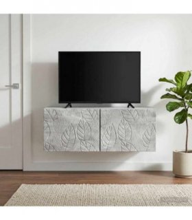 vidaXL Wall-Mounted TV Cabinet 78.5 x 41 x 30 cm Concrete Grey — Size: 78.5 x 41 cm — V0672203184