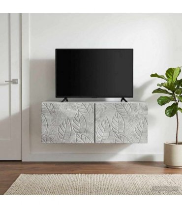 vidaXL Wall-Mounted TV Cabinet 78.5 x 41 x 30 cm Concrete Grey — Size: 78.5 x 41 cm — V0672203184