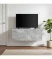 vidaXL Wall-Mounted TV Cabinet 78.5 x 41 x 30 cm Concrete Grey — Size: 78.5 x 41 cm — V0672203184