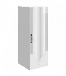 vidaXL Wall-Mounted Cabinet High Gloss White 33 x 34.5 x 90 cm — V0672203189