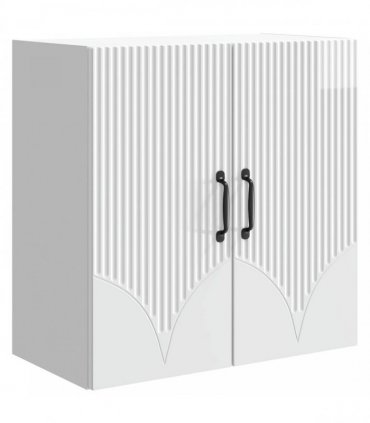 vidaXL Wall-Mounted Cabinet High Gloss White 59 x 31 x 60 cm — V0672203192
