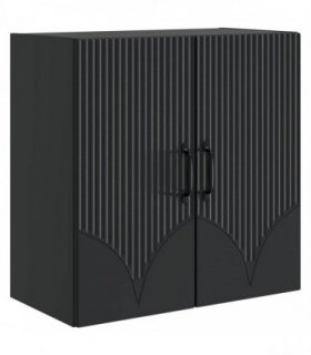 vidaXL Wall-Mounted Cabinet Black 59 x 31 x 60 cm Engineered Wood — V0672203193
