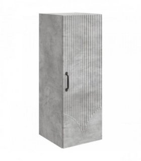vidaXL Wall-Mounted Cabinet Concrete Grey 33 x 34.5 x 90 cm — V0672203199