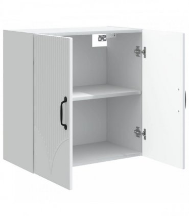 vidaXL Wall-Mounted Cabinet White 59 x 31 x 60 cm Engineered Wood — V0672203201