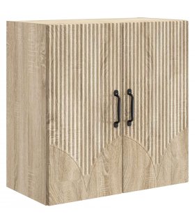 vidaXL Wall-Mounted Cabinet Sonoma Oak 59 x 31 x 60 cm Engineered Wood — V0672203202