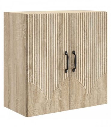 vidaXL Wall-Mounted Cabinet Sonoma Oak 59 x 31 x 60 cm Engineered Wood — V0672203202