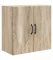 vidaXL Wall-Mounted Cabinet Sonoma Oak 59 x 31 x 60 cm Engineered Wood — V0672203202