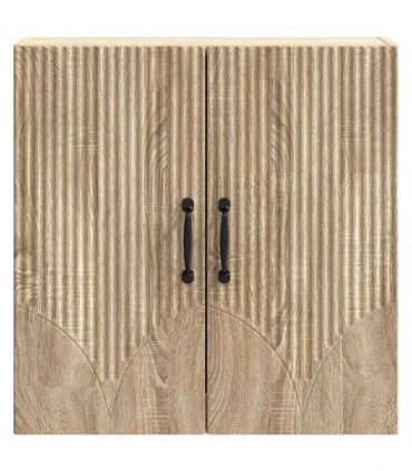 vidaXL Wall-Mounted Cabinet Sonoma Oak 59 x 31 x 60 cm Engineered Wood — V0672203202