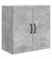 vidaXL Wall-Mounted Cabinet Concrete Grey 59 x 31 x 60 cm — V0672203203