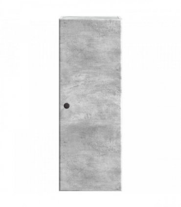 vidaXL Wall-Mounted Cabinet Concrete Grey 33 x 34.5 x 90 cm — V0672203223