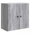 vidaXL Wall-Mounted Cabinet Grey Sonoma 59 x 31 x 60 cm — V0672203226