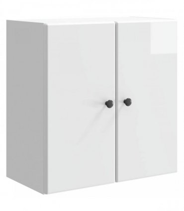 vidaXL Wall-Mounted Cabinet High Gloss White 59 x 31 x 60 cm — V0672203227