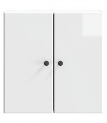 vidaXL Wall-Mounted Cabinet High Gloss White 59 x 31 x 60 cm — V0672203227