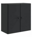vidaXL Wall-Mounted Cabinet Black 59 x 31 x 60 cm Engineered Wood — V0672203230